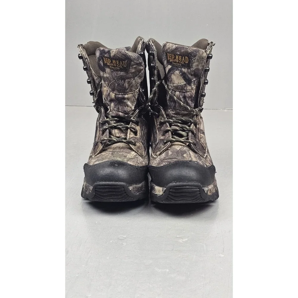 Red Head‎ Hunting Boots Mens 8.5 3M Bone Dry Camo Waterproof Insulated Rugged